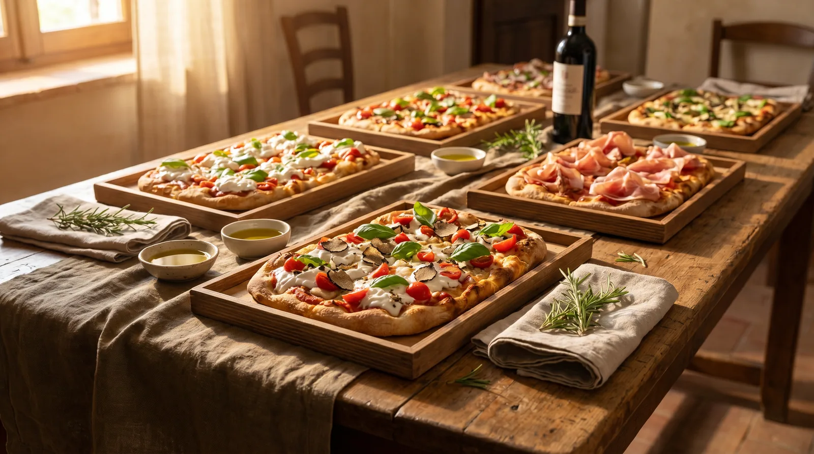 Italian pizza trays